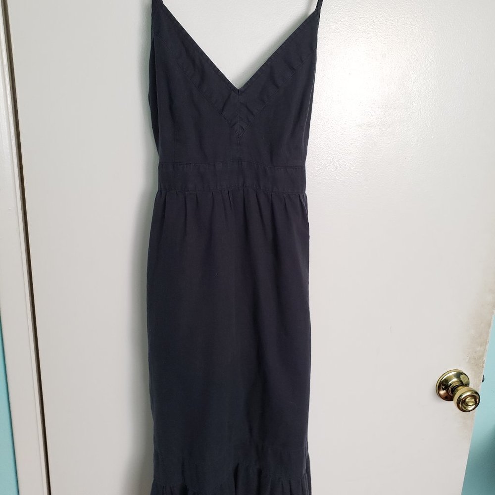 Black woven cotton sundress, Old Navy, size Small